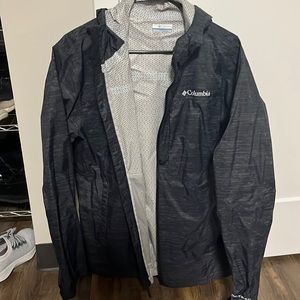 Columbia Navy Blue Rain Jacket (barely worn)